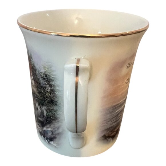 Lenox Collectible Nicky Boehme Light In Mist Landscape Mug Made in Japan - Picture 6 of 6